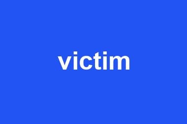 victim