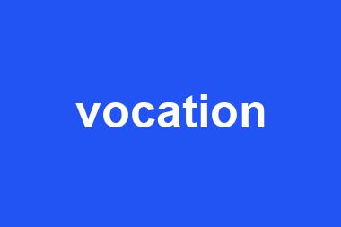 vocation