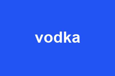 vodka