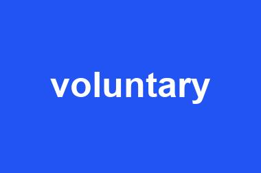 voluntary