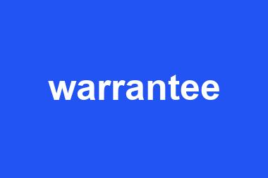 warrantee