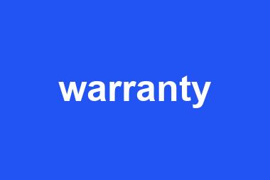 warranty