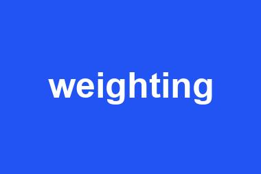 weighting