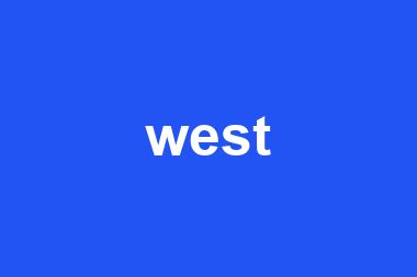 west