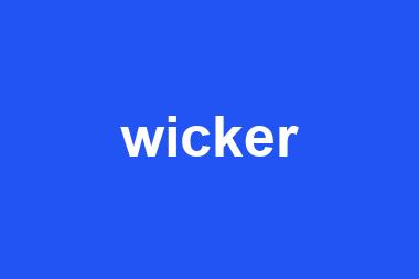 wicker