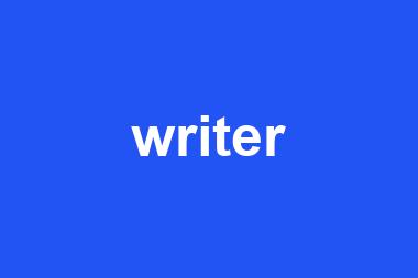 writer